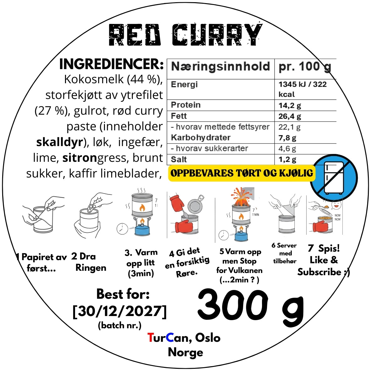 5 x RED CURRY